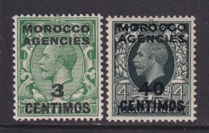 Morocco Agencies, Scott 58-59 (SG 128, 134), MHR