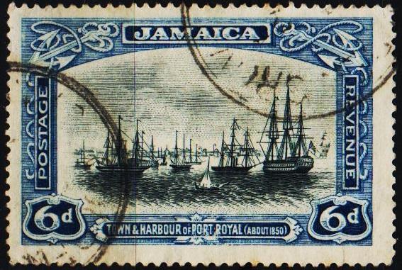 Jamaica. 1919 6d S.G.98a Fine Used