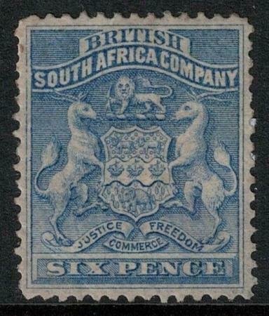 Rhodesia 1890-1894 SC 6 Mint