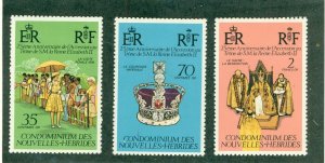 FRENCH NEW HEBRIDES 233-5 MNH CV $2.50 BIN $1.75