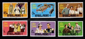 Maldive Islands - #662 - 667 25th Anniv of QEII Coronation set/6 - MNH