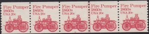 1908 Fire Pumper PNC Plate #12 MNH