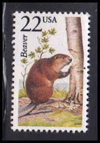 2316 22c Beaver Fine MNH V2220