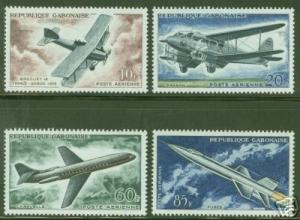 GABON Scott C7-10 MNH** African Airmail stamps CV$6