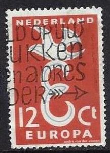 NETHERLANDS #375, USED - 1958 - NETHER175DTS14