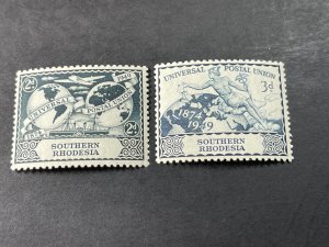 SOUTHERN RHODESIA # 71-72-MINT NEVER/HINGED---COMPLETE SET---1949