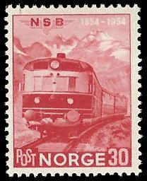 Norway - 332 - Unused - SCV-1.25