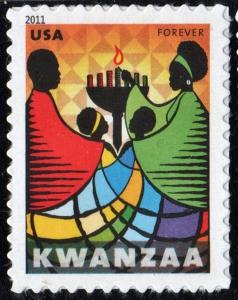 SC#4584 (44¢) Kwanzaa Single (2011) SA