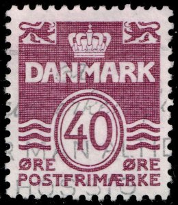 Denmark #689 Wavy Lines; Used (4Stars)