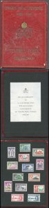 Solomon Is 1947 UPU Presentation Red Folder Only 250 Made