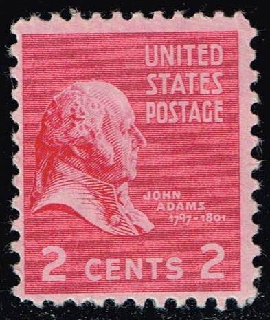 US #806 John Adams; MNH (0.25)