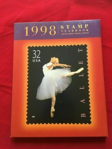 1998 Commemorative Stamp Collection Yearbook USPS, stamp face value is $$27