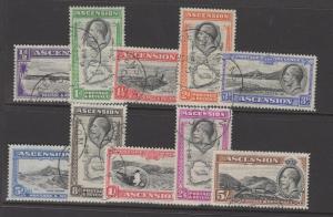 ASCENSION SG21/30 1934 DEFINITIVE SET FINE USED