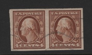 346 Pair XF used neat cancel with nice color scv $ 60  ! see pic !