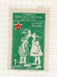Turkey Crescent 1957 Issue Fine Mint Hinged 1K. NW-271595