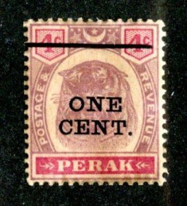 350BCX Perak 1900 Scott# 63 mint no gum