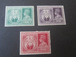 India 1946 Sc 195-96,198 MNH
