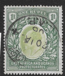KENYA, UGANDA & TANGANYIKA SG9 1903 1r GREEN USED 