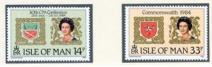 1984 Isle of Man SG279/SG280 CPA Conference Set Unmounted Mint