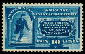 MOMEN: US STAMPS #E2 SPECIAL DELIVERY MINT OG NH PSAG GRADED CERT SUP-98