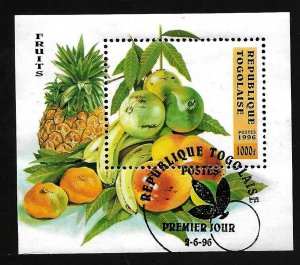 Togo 1996 - FDC - Souvenir Sheet - Scott #1749 *