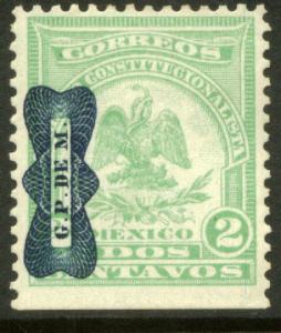 MEXICO 567 2c DENVER WITH CORBATA REVOLUT OVPT MH