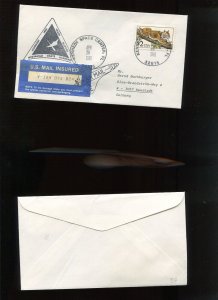 SHUTTLE STS-39 MISSION INSURED COVER MAILED TO WEST GERMANY APR 28 1991 HR1874