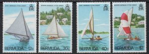 Bermuda Sc  437-40 1983 Dinghys stamp set  mint NH