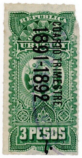(I.B) Uruguay Revenue : General Duty 3P (1891)