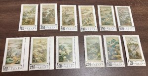 KAPPYSTAMPS CHINA #1682-93 1970-71 MONTH PAINTING COMPLETE SET MINT NH  H164