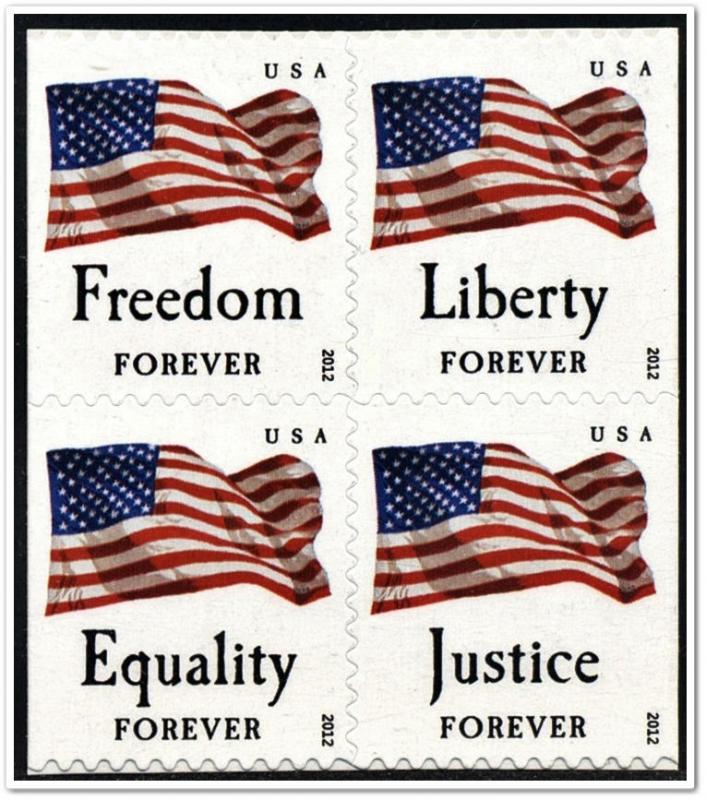 SC#4673-76 Four Flags Block of Four MNH