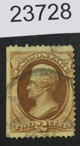 US STAMPS #157 USED LOT #23728