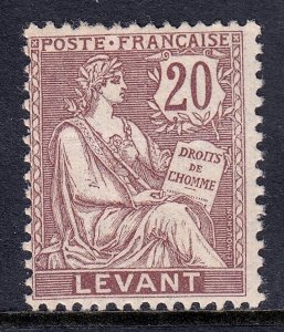 France (Offices in Turkey) - Scott #28 - MH - Very light crease - SCV $3.25