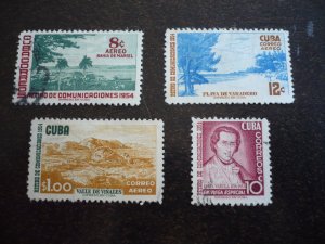 Stamps - Cuba - Scott#543-546,C114-C116,E20 - Used Set of 8 Stamps