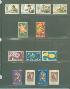 Barbados #344-56 Mint (NH) Single (Complete Set)