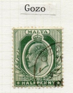 Malta 1904-14 Early Issue Fine Used SHADE OF 1/2d. 325617