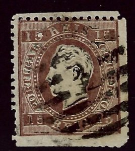 Portugal SC#38 Used F-VF trimmed perf...Worth a Close Look!!