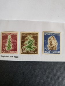 Stamps Italy Scott #544-6 hinged
