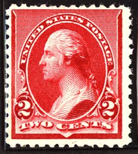 U.S. #220 MINT OG NH Crease