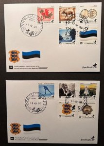 Estonia Estland 2023 BeePost Second definitives set of 10 stamps FDC