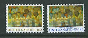 UN New York Issue # 247-48 f-vf mnh set