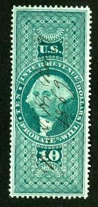 US Stamps # R96c Revenue XF Choice Used Scott Value $45.00