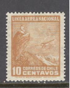 Chile Sc # C23 mint hinged wm 215 (DT)