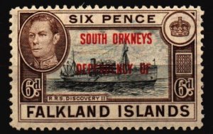 Falkland Island Dependencies -  Unused Hinged Scott 4L6
