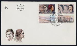 Israel 1096-7 + tabs on FDC - Rahel Yanait Ben-Zvi, Dona Gracia