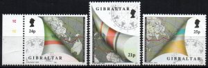 Gibraltar # 614 - 616 MNH