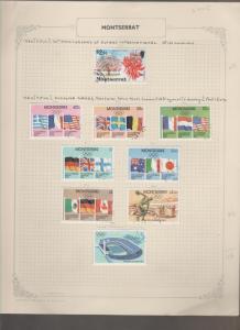 Montserrat Used Stamp Collection