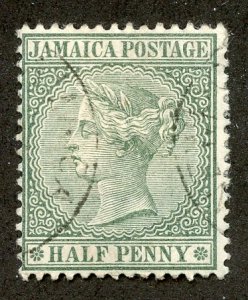 Jamaica, Scott #13, Used