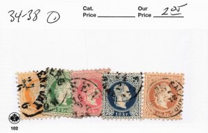 AUSTRIA   34-38   USED