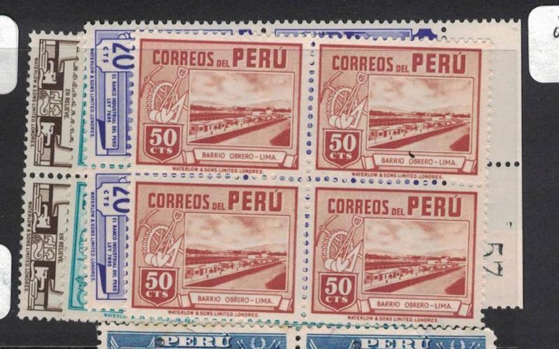 Peru SC 426-9 Block of Four MNH (6dtx)